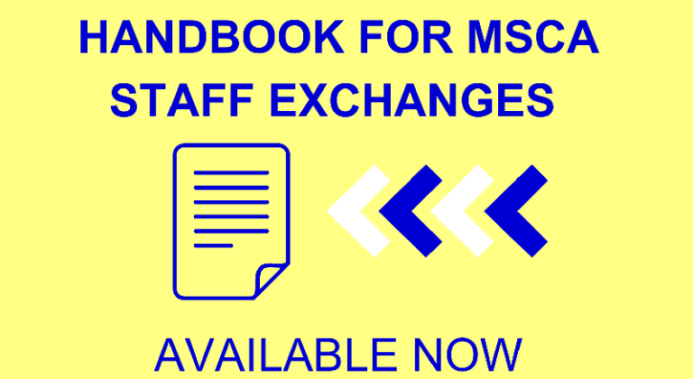 The Staff Exchanges (SE) handbook is ready! 
