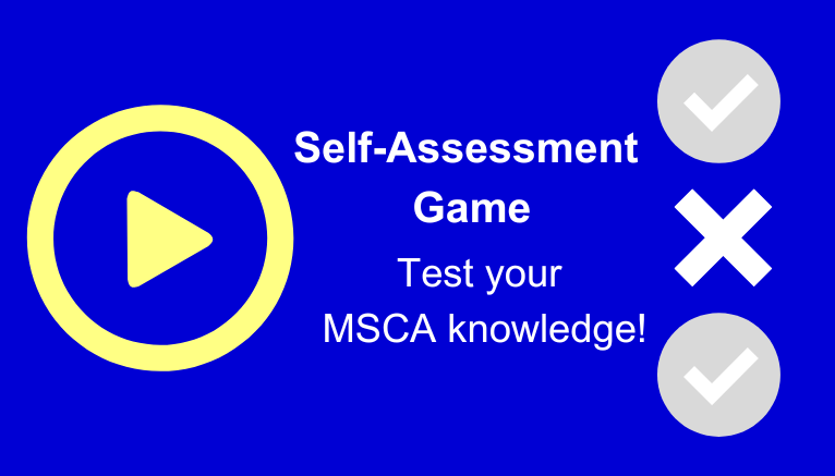 The MSCA self-assessment tool is online!