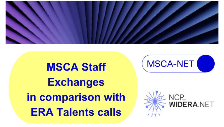 MSCA Staff Exchanges in comparison with ERA Talents calls